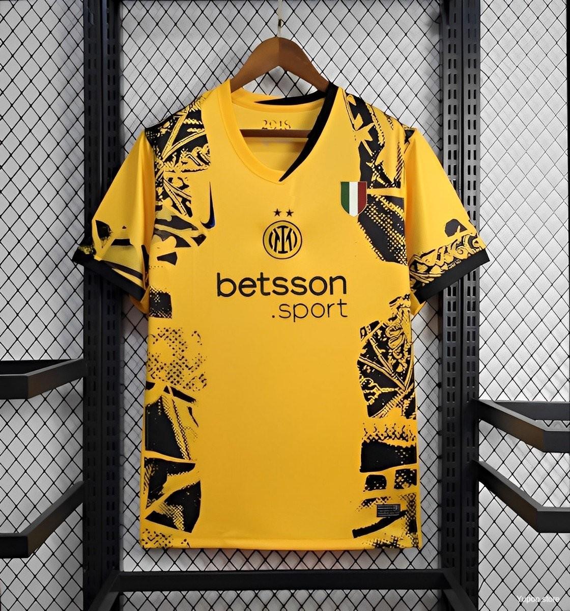 Camiseta de fútbol Inter Milan 2024/25 TERCERA MANGA CORTA VERSION FAN